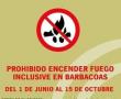 PROHIBIDO HACER FUEGO