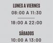 HORARIO PABELLÓN DE DEPORTES